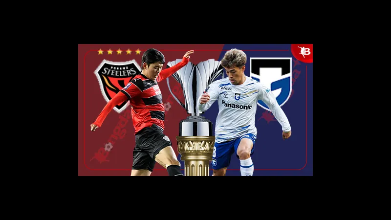 Cầu thủ của Pohang và Gamba Osaka đối đầu trên sân cỏ Cầu thủ của Pohang và Gamba Osaka đối đầu trên sân cỏ